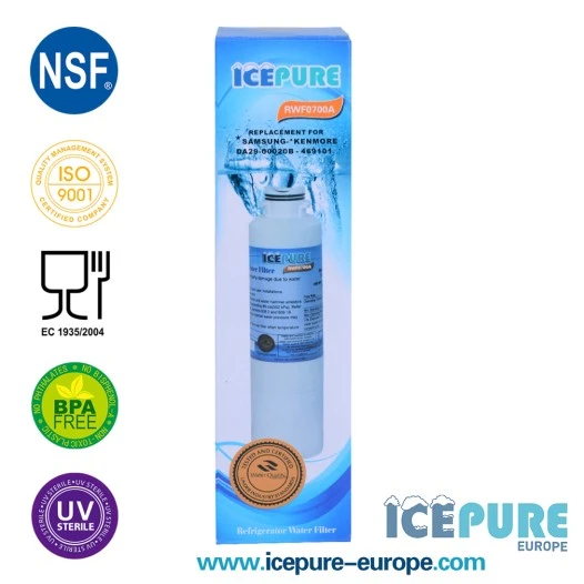 Alapure Wasserfilter geeignet für Samsung DA29-00020B Doppelter O-Ring