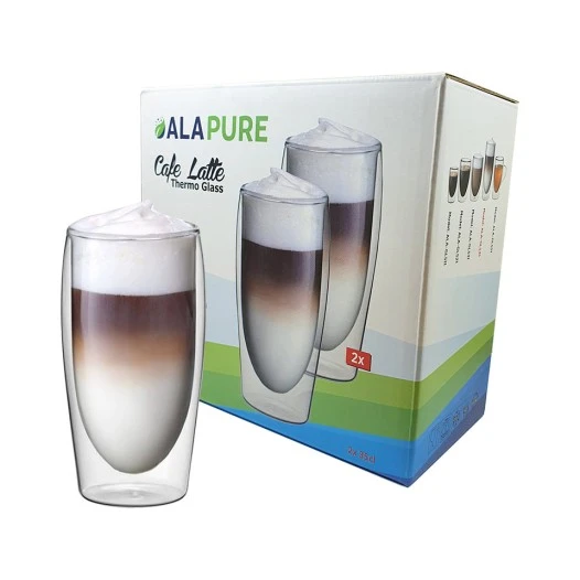 Alapure Doppelwandige Café Latte Thermogläser ALA-GLS41