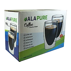 Alapure Doppelwandige Kaffee-Thermogläser ALA-GLS21 Alapure Doppelwandige Kaffee-Thermogläser ALA-GLS21