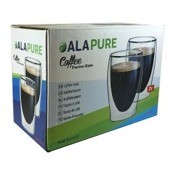 Alapure Doppelwandige Kaffee-Thermogläser ALA-GLS21