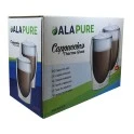Alapure Scanpart Doppelwandige Cappuccino-Thermogläser ALA-GLS31