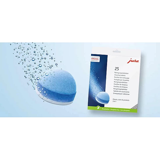 Jura 3-in-1 Reinigungstabletten 25045 / 202111 / 24190 / 62535 Jura 3-in-1 Reinigungstabletten 25045 / 202111 / 24190 / 62535