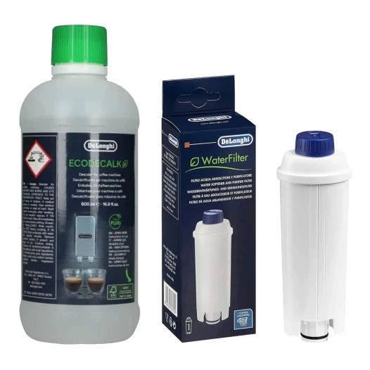 Delonghi Wartungsset DLSC002 Wasserfilter + DLSC500 Entkalker
