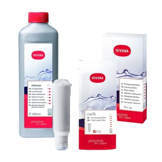 Nivona Wartungsset Wasserfilter + Reinigungstabletten + Entkalker