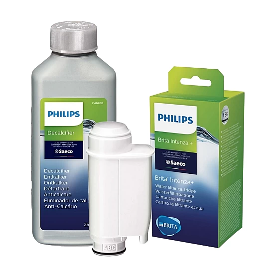 Philips Saeco Wartungsset intenza+ Wasserfilter CA6702 + CA6700 Entkalker Philips Saeco Wartungsset intenza+ Wasserfilter CA6702 + CA6700 Entkalker