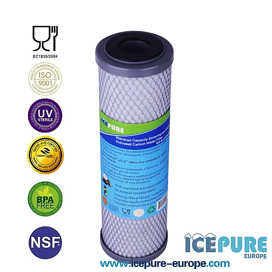 Alapure Aktivkohlefilter mit Silber ALA-CTO10-AG Alapure Aktivkohlefilter mit Silber ALA-CTO10-AG