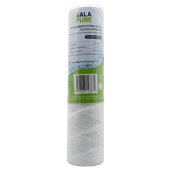 Alapure Sedimentfilter 0,5 Mikron ALA-PPW10-0,5 Alapure Sedimentfilter 0,5 Mikron ALA-PPW10-0,5