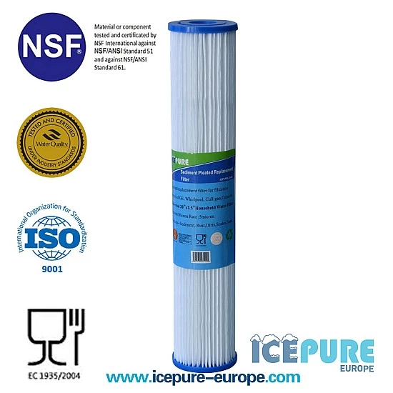 Alapure 20-Zoll-Vorfilter Sediment 5 Mikron ALA-PPL20-05 Alapure 20-Zoll-Vorfilter Sediment 5 Mikron ALA-PPL20-05