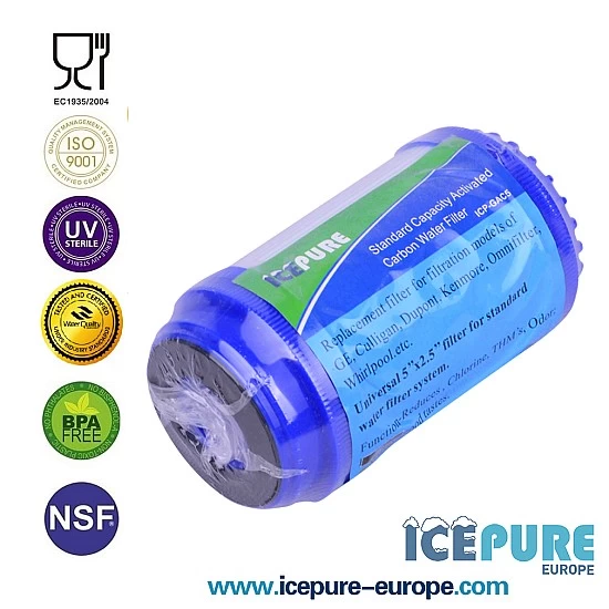 Alapure 5-Zoll-GAC-Wasserfilter Kohle ALA-GAC5 Alapure 5-Zoll-GAC-Wasserfilter Kohle ALA-GAC5