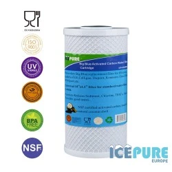 Alapure 10 Zoll großer blauer Kohlefilter - Kohleblock ALA-CTO10BB