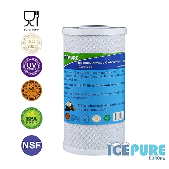Alapure 10 Zoll großer blauer Kohlefilter - Kohleblock ALA-CTO10BB Alapure 10 Zoll großer blauer Kohlefilter - Kohleblock ALA-CTO10BB