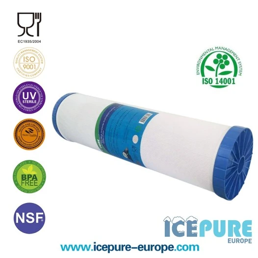 Alapure 20 Zoll großer blauer GAC-Kohlewasserfilter ALA-GAC20BB