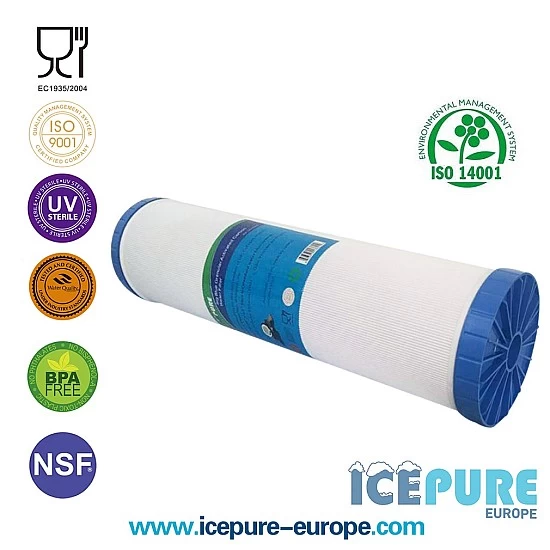 Alapure 20 Zoll großer blauer GAC-Kohlewasserfilter ALA-GAC20BB Alapure 20 Zoll großer blauer GAC-Kohlewasserfilter ALA-GAC20BB
