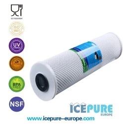 Alapure 20 Zoll großer blauer Kohlefilter - Kohleblock ALA-CTO20BB