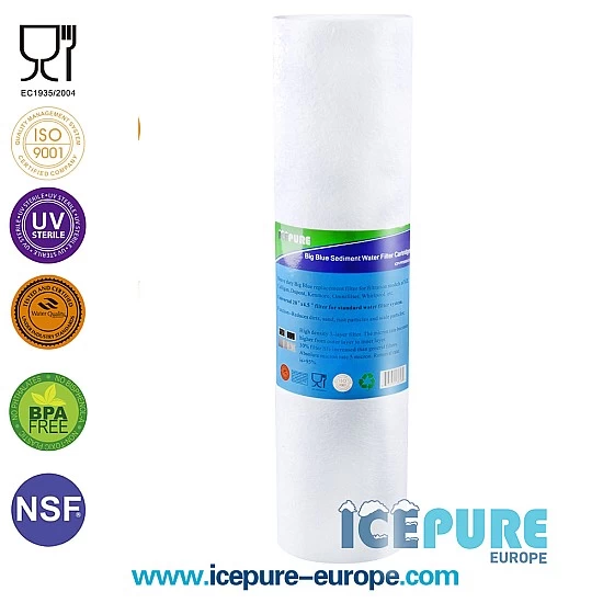 20 Zoll großer blauer Sedimentfilter 50 Mikron von Alapure ALA-PP20BB-50 20 Zoll großer blauer Sedimentfilter 50 Mikron von Alapure ALA-PP20BB-50
