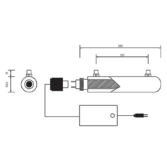 UV-Lampe 1 GPD UV-Lampe 1 GPD