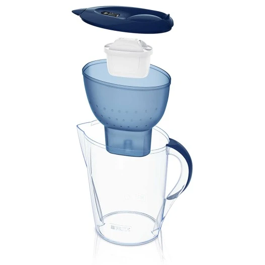 Brita Wasserfilterkanne Marella XL Blau + MAXTRA PRO Wasserfilter