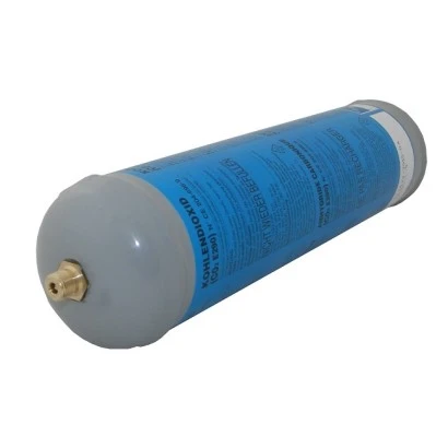CO2 E290 Flasche / E290 Zylinder / Sauerstoff Füllung 600 Gramm / Kohlensäure Kartusche