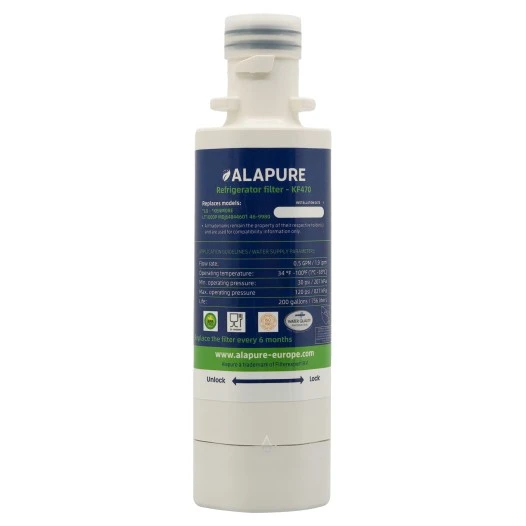 Alapure Wasserfilter geeignet für LG ADQ747935 / LT1000P / AGF80300704 / ADQ74793501 / ADQ747935