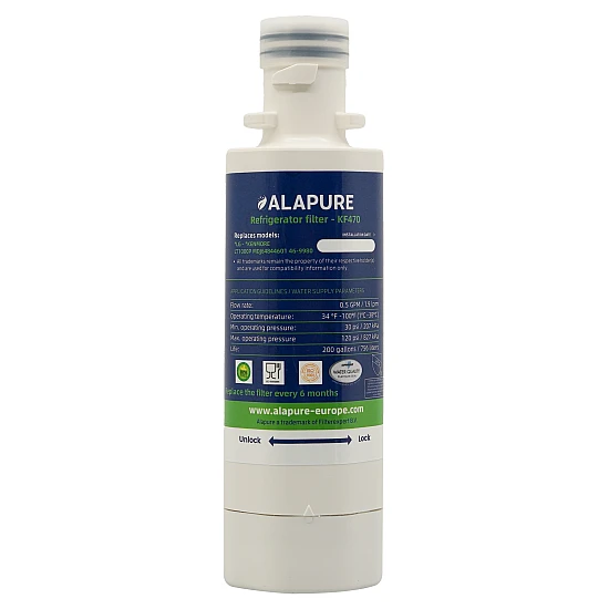 Alapure Wasserfilter geeignet für LG ADQ747935 / LT1000P / AGF80300704 / ADQ74793501 / ADQ747935 Alapure Wasserfilter geeignet für LG ADQ747935 / LT1000P / AGF80300704 / ADQ74793501 / ADQ747935