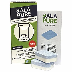 Alapure Entkalkungstabletten geeignet für AEG ECF6 / 9001672972 (6 Stück)