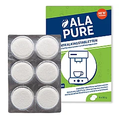 Alapure Entkalkungstabletten Kompatibel mit Miele Kaffeemaschine 6st. x 50gr Alapure Entkalkungstabletten Kompatibel mit Miele Kaffeemaschine 6st. x 50gr