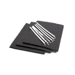 Alapure Aktivkohlefilter geeignet für Fagor 79X8361 / AK204AE1 (3 Stck.)