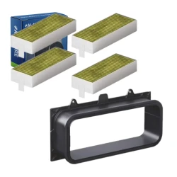 Alapure CleanAir Aktivkohlefilter set geeignet für Bosch 17007113 / HEZ9VRUD0
