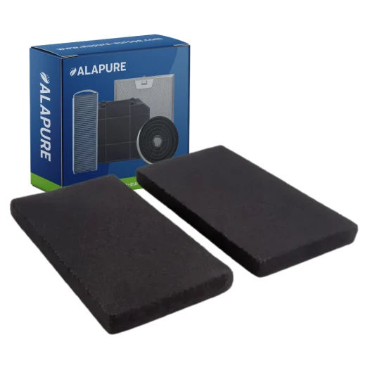 Alapure Aktivkohlefilter geeignet für Novy Monoblock 7550400 (2 Stück)