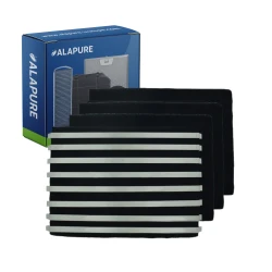 Alapure Longlife Aktivkohlefilter geeignet für Faber 112.0471.609 / FLL18-120 (4 Stück)