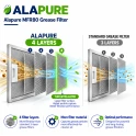 Alapure Metallfilter geeignet für Bosch 742967 / 00742967 388x265x8mm