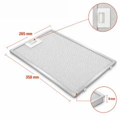Bosch Metallfilter 703451 / 00703451 358x265mm