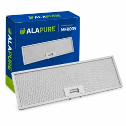 Alapure Metallfilter geeignet für Candy/Hoover 49036199 470x169x9mm