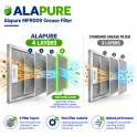 Alapure Metallfilter geeignet für Arthur Martin 4055380804 470x169x9mm