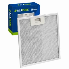 Alapure Metallfilter passend für Whirlpool 480122102168 306x267x9mm