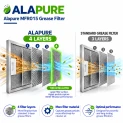 Alapure Metallfilter geeignet für AEG 4055110128 300x250x7mm