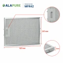 Alapure Metallfilter geeignet für Pelgrim 46219 247x327x8mm