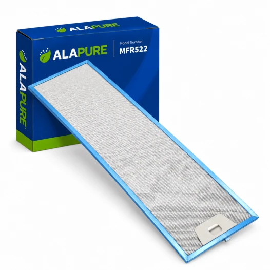 Alapure Metallfilter geeignet für Beko 9188065384 515x166x10mm