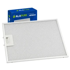 Alapure Metallfilter passend für Beko 129730007 / 115657 320x273x8mm