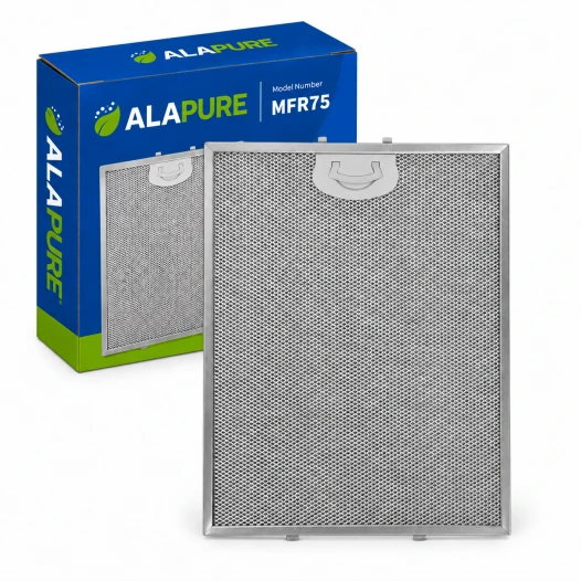 Alapure Metallfilter geeignet für Candy 49010998 318x256x8mm