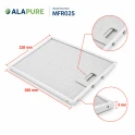 Alapure Metallfilter geeignet für Best 4055468278 298x238mm