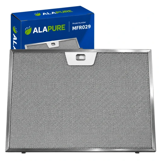 Alapure Metallfilter geeignet für Faber 1330076268 370x255x8mm