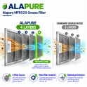 Alapure Metallfilter geeignet für Faber 1330076268 370x255x8mm