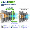 Alapure Metallfilter geeignet für Klarstein 10035418 280x380mm