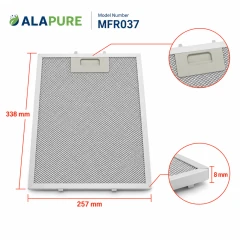 Alapure Metallfilter geeignet für Klarstein 10034871 257x338mm