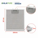 Alapure Metallfilter geeignet für Klarstein 10034872 230x257mm