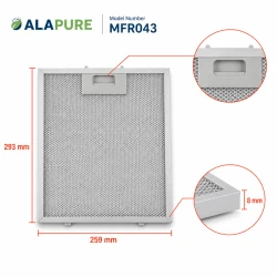 Alapure Metallfilter passend für Klarstein 10032232 259x293mm