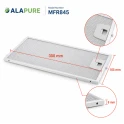 Alapure Metallfilter geeignet für Constructa 746789 / 00746789 165x302mm