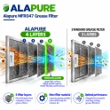 Alapure Metallfilter geeignet für Novy 315x230mm 506-8030