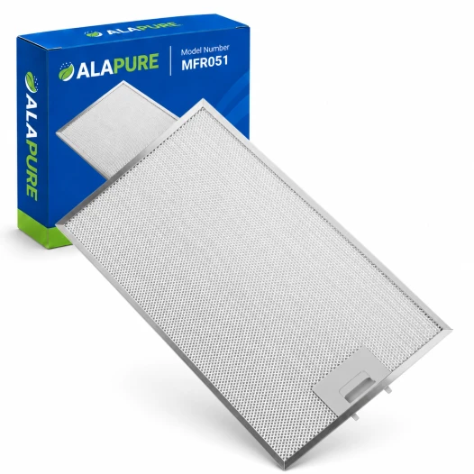 Alapure MFR051 Passend für Miele Metallfilter 8270400 368x254x9mm